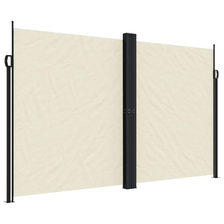 Vidaxx pare-vent extensible 200x1000 cm couleur crème