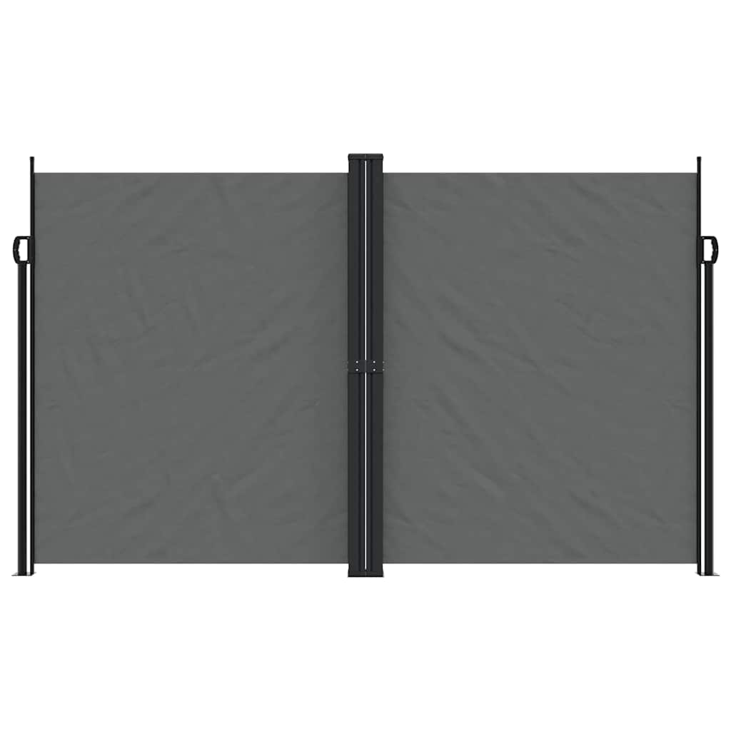 En pare-brise Vidaxl extensible 200x1000 cm anthracite -colored