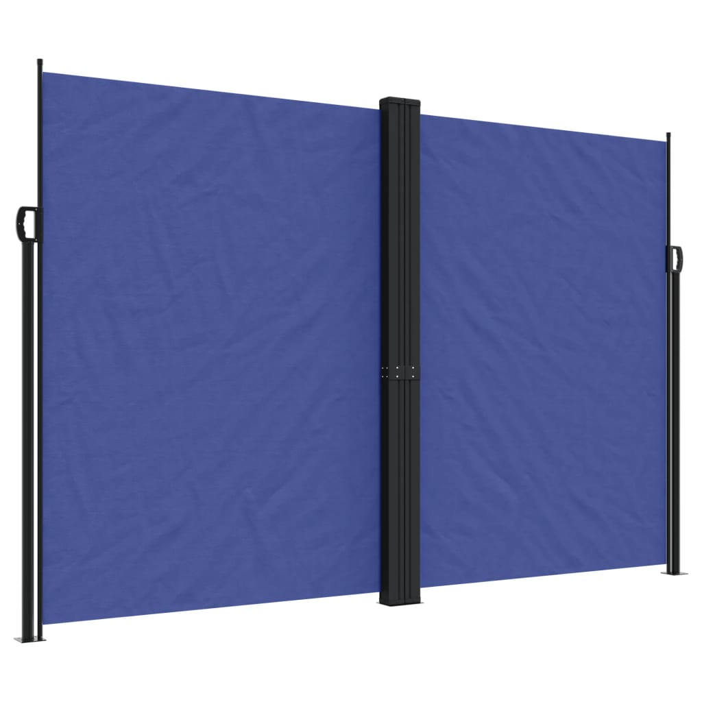 Pare-brise Vidaxl extensible 220x1000 cm bleu