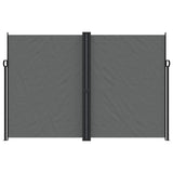 Pare-brise Vidaxl extensible 220x1000 cm anthracite -colored