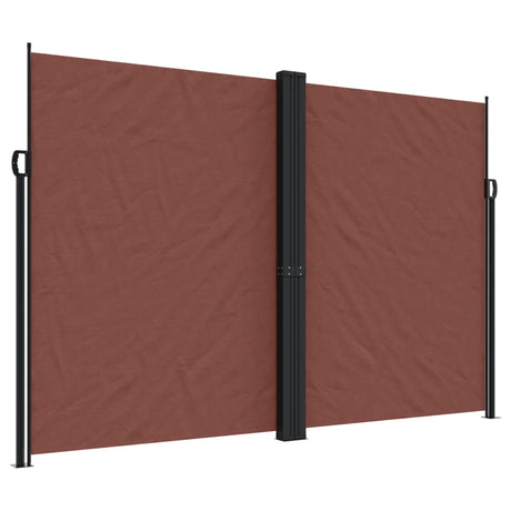 Vidaxx pare-vent extensible 220x1000 cm marron