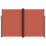 VidaXL Windshield Extendable 220x1000 cm terracotta -colored