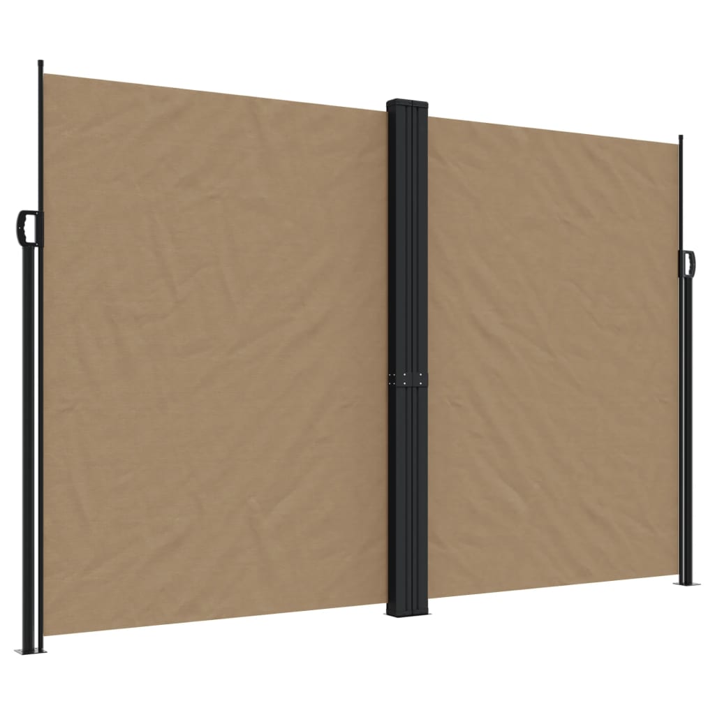 Parabrisas Vidaxl extensible 220x1000 cm Taupe