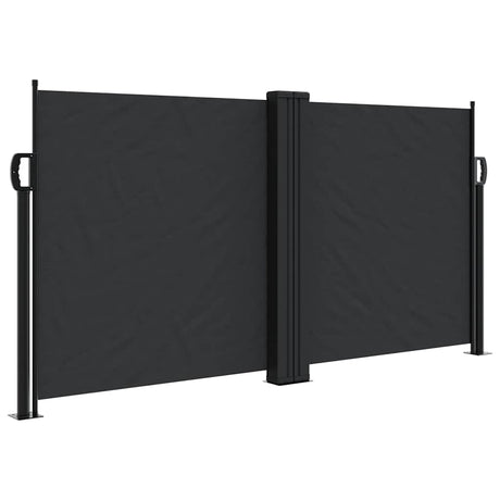 Vidaxx pare-vent extensible 120x1200 cm noir