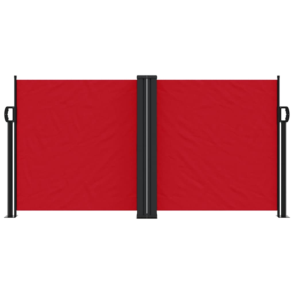 Vidaxx pare-vent extensible 120x1200 cm rouge