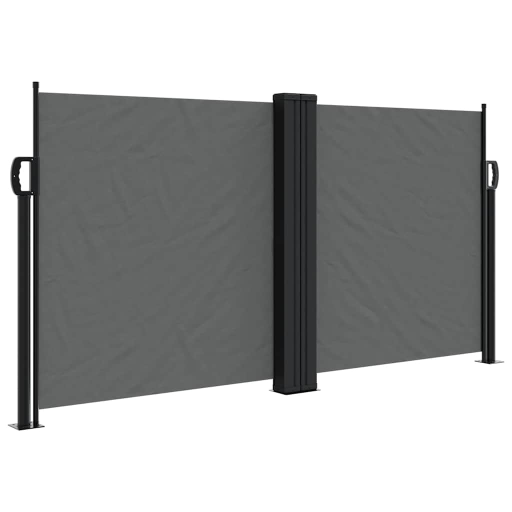 Vidaxx pare-vent extensible 120x1200 cm anthracite