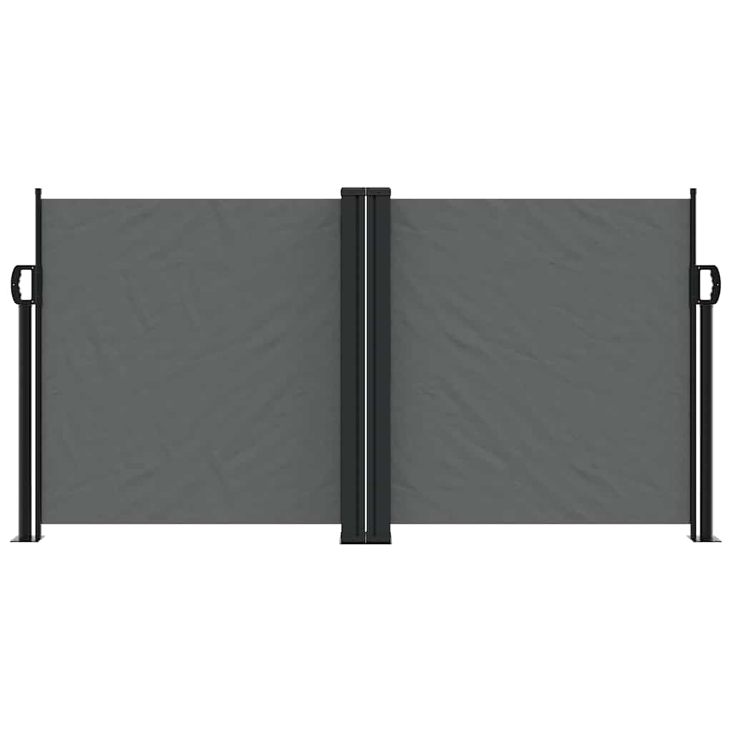 Vidaxx pare-vent extensible 120x1200 cm anthracite