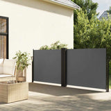 Vidaxx pare-vent extensible 120x1200 cm anthracite