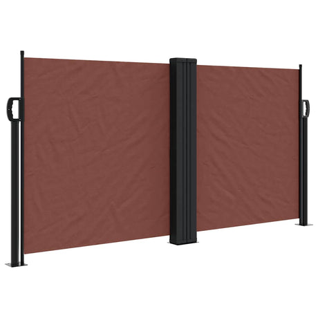 Vidaxx pare-vent extensible 120x1200 cm marron