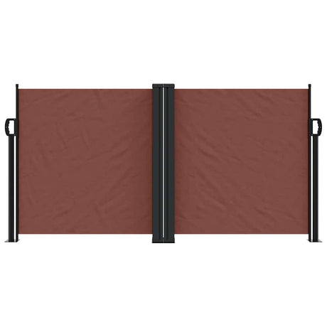 Vidaxx pare-vent extensible 120x1200 cm marron
