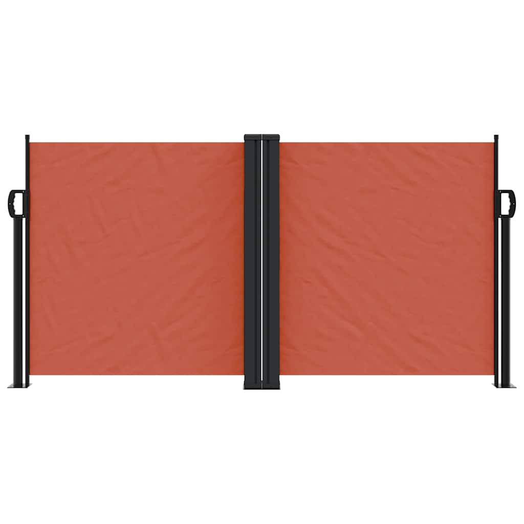 Vidaxx pare-vent extensible 120x1200 cm couleur terre cuite