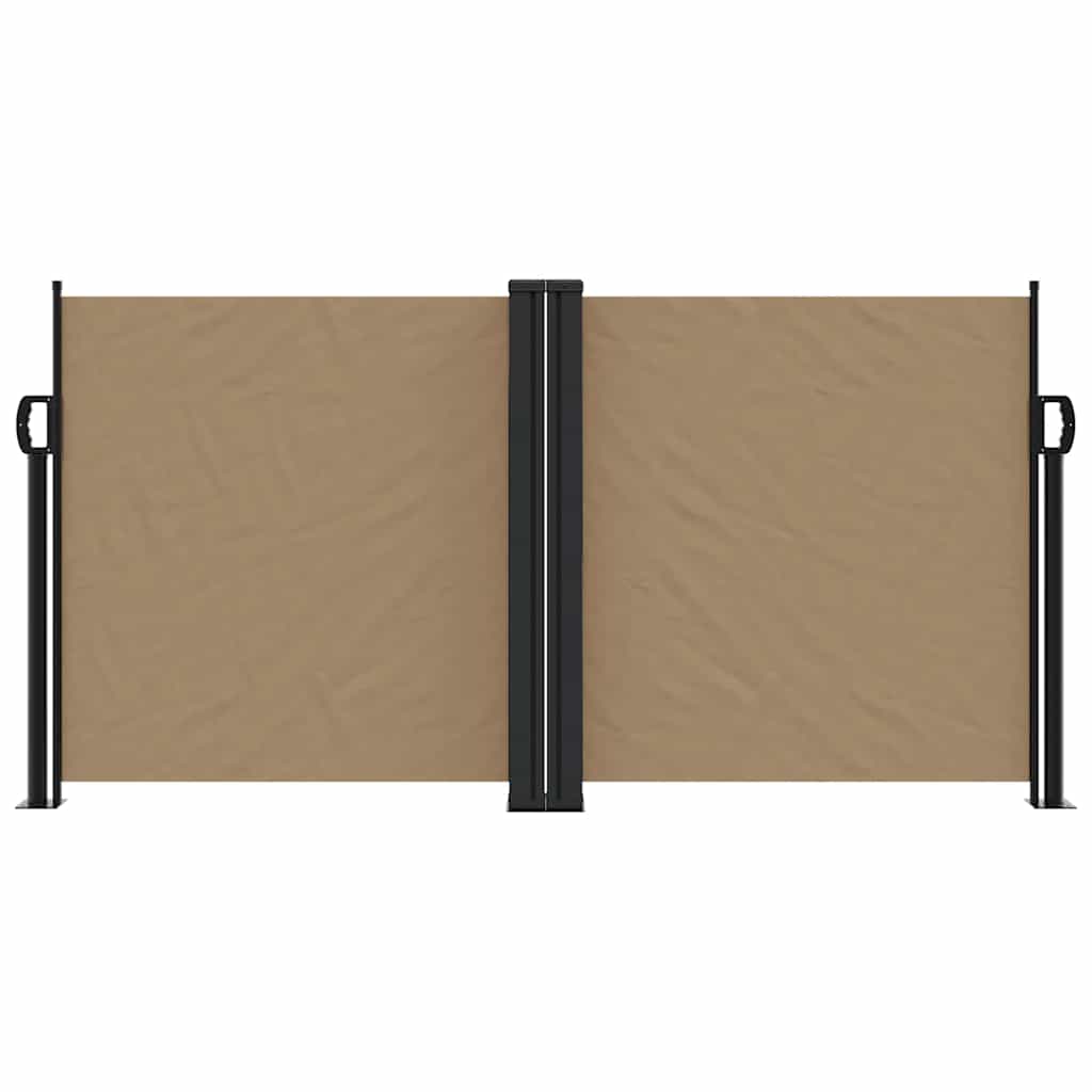 Vidaxx pare-vent extensible 120x1200 cm taupe