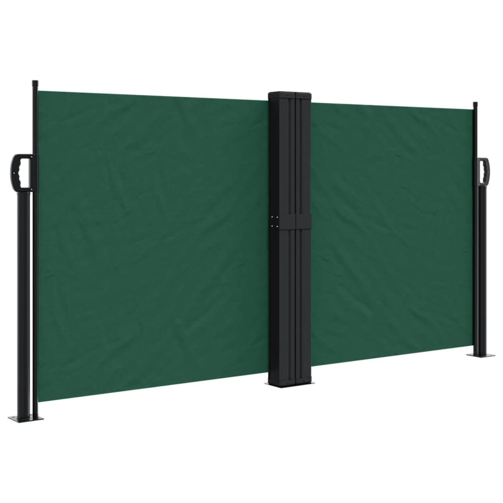 Vidaxx pare-vent extensible 120x1200 cm vert foncé