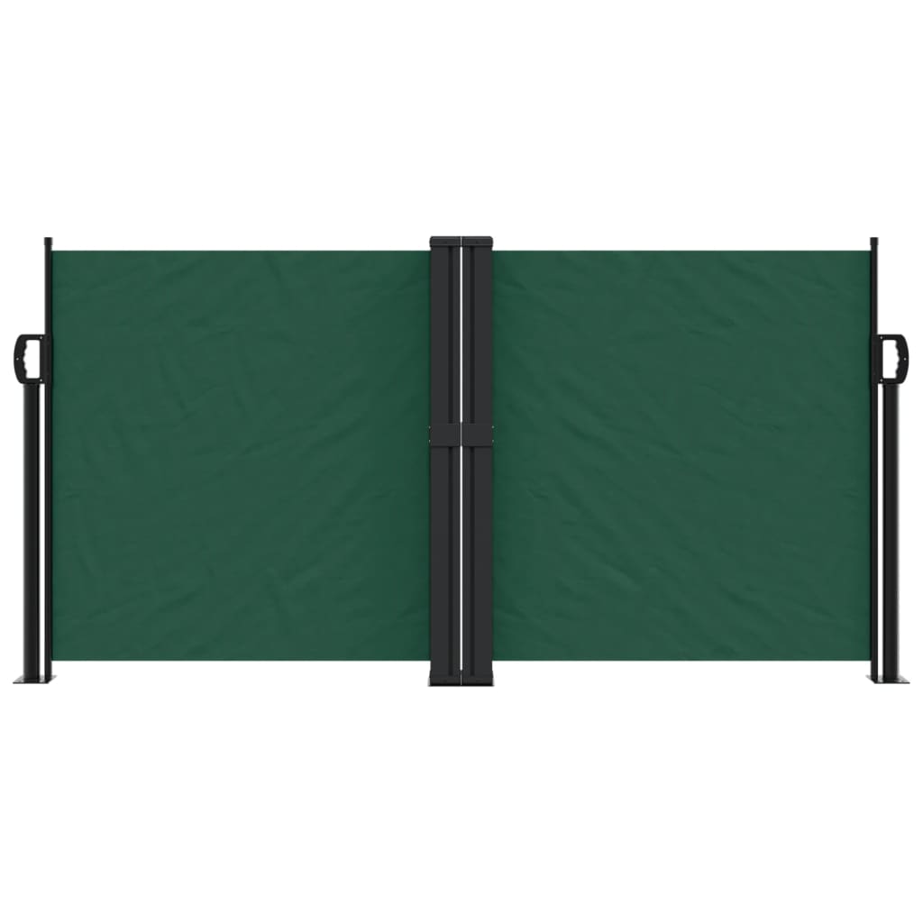Vidaxx pare-vent extensible 120x1200 cm vert foncé