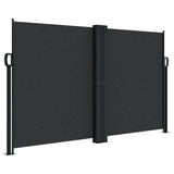 Pare-brise Vidaxl extensible 140x1200 cm noir