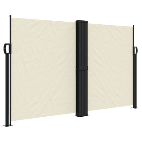 Vidaxx pare-vent extensible 140x1200 cm couleur crème