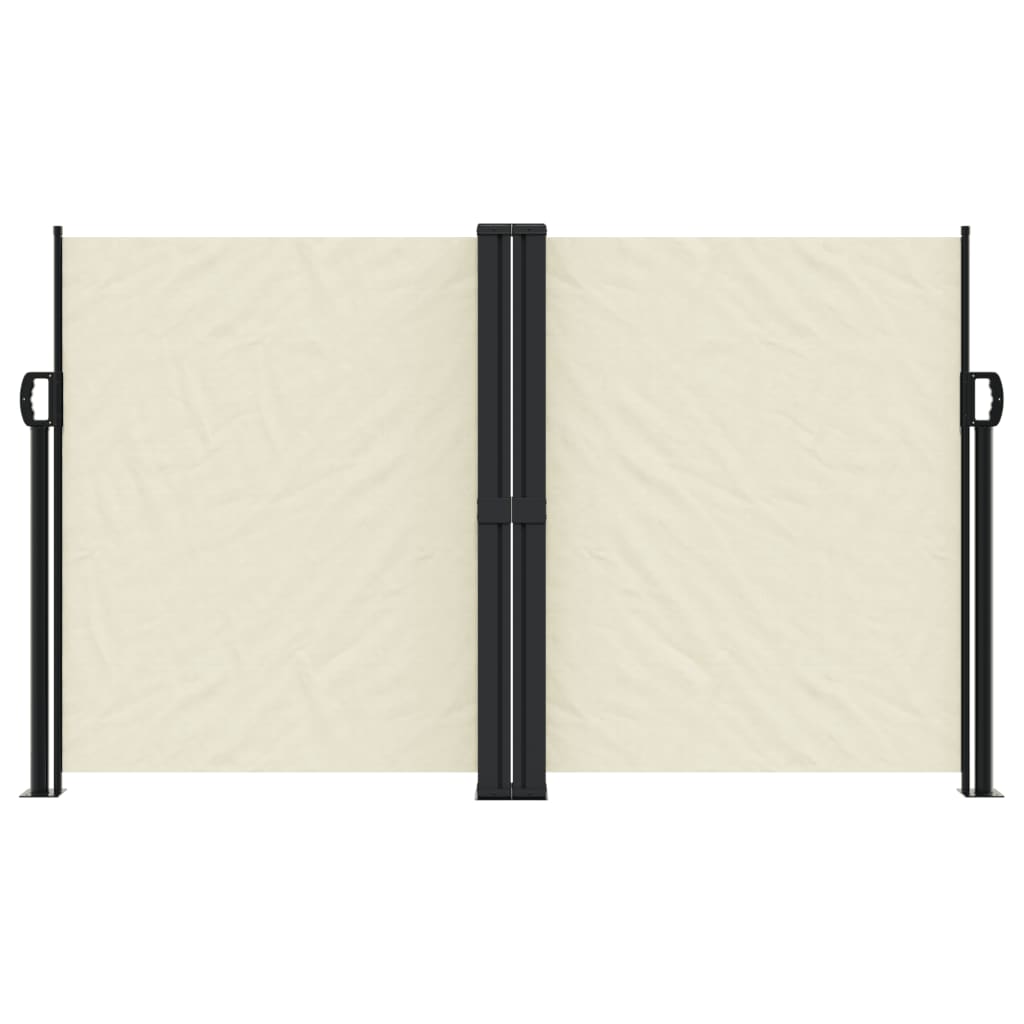 Vidaxx pare-vent extensible 140x1200 cm couleur crème