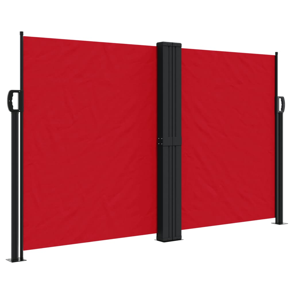Vidaxx pare-vent extensible 140x1200 cm rouge