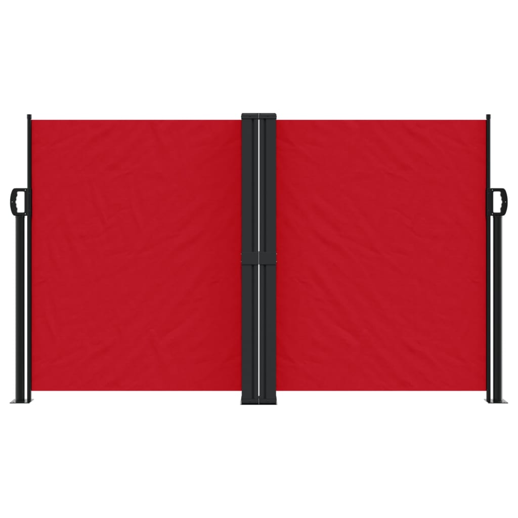 Vidaxx pare-vent extensible 140x1200 cm rouge