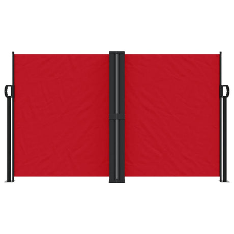 Vidaxx pare-vent extensible 140x1200 cm rouge