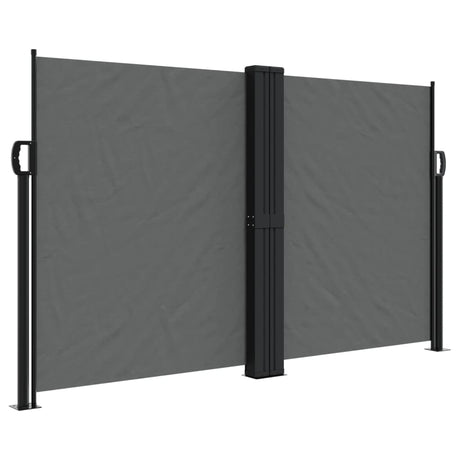 Vidaxx pare-vent extensible 140x1200 cm anthracite