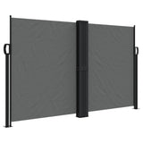 Pare-brise Vidaxl extensible 140x1200 cm anthracite -colored