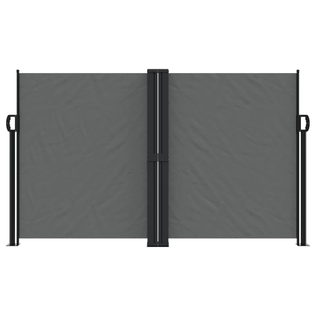 Vidaxx pare-vent extensible 140x1200 cm anthracite