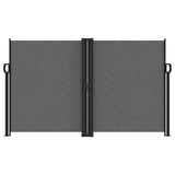 Vidaxx pare-vent extensible 140x1200 cm anthracite