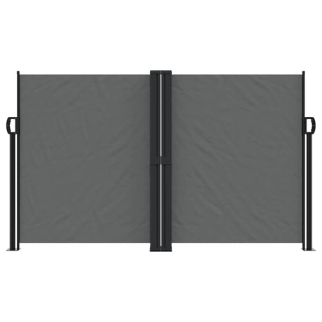 Vidaxx pare-vent extensible 140x1200 cm anthracite