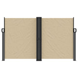 Vidaxl windscherm uittrekbaar 140x1200 cm beige