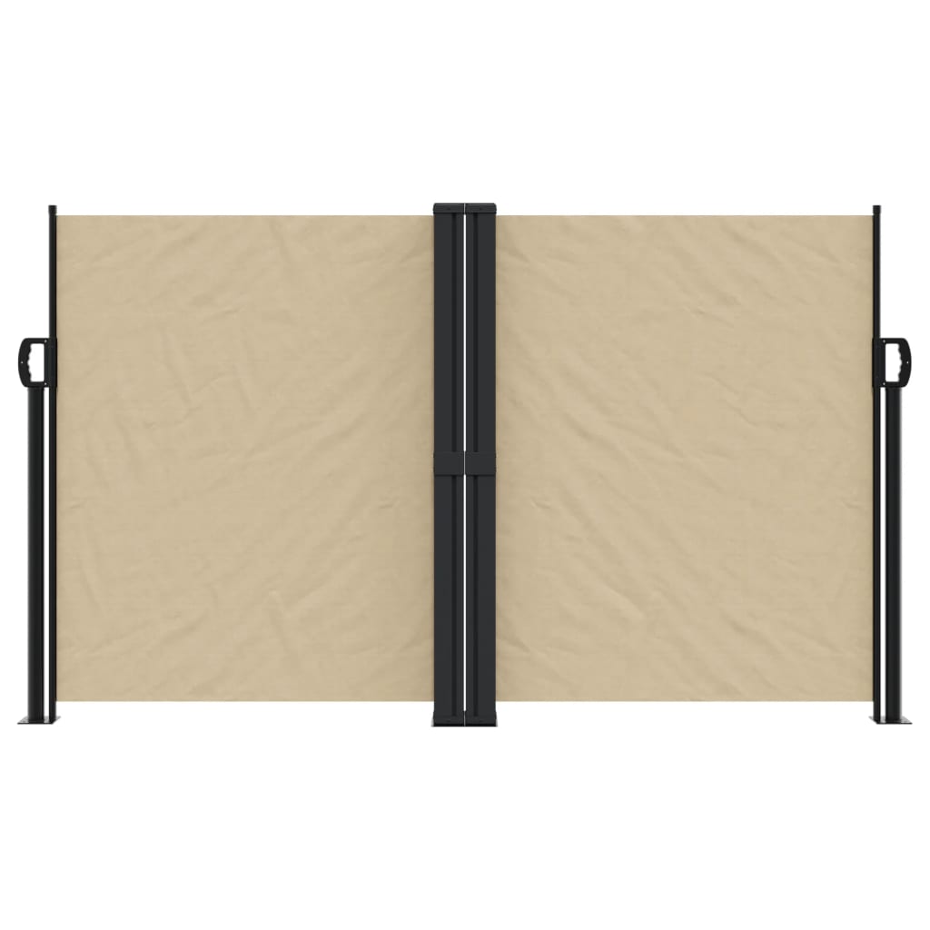 Vidaxx pare-vent extensible 140x1200 cm beige