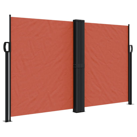 Vidaxx pare-vent extensible 140x1200 cm couleur terre cuite