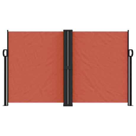 Vidaxx pare-vent extensible 140x1200 cm couleur terre cuite