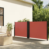 Vidaxx pare-vent extensible 140x1200 cm couleur terre cuite