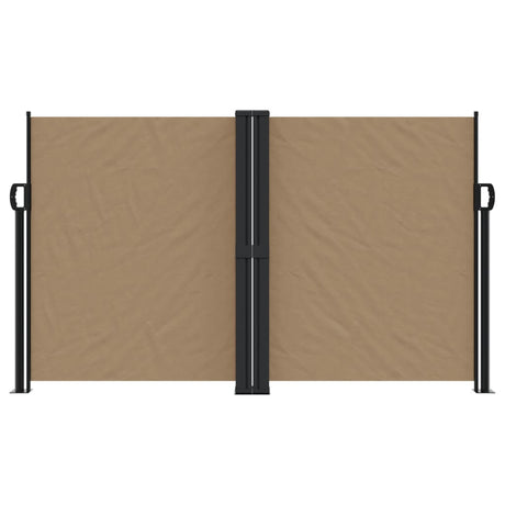 Vidaxx pare-vent extensible 140x1200 cm taupe