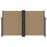 VidaXL Windshield Extendable 140x1200 cm Taupe