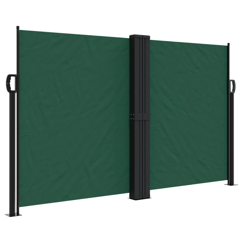 Vidaxx pare-vent extensible 140x1200 cm vert foncé