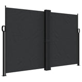 Vidaxx pare-vent extensible 160x1200 cm noir
