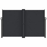 Vidaxx pare-vent extensible 160x1200 cm noir