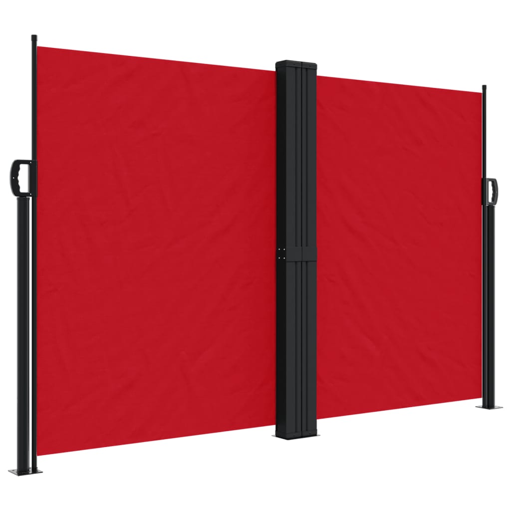 Vidaxx pare-vent extensible 160x1200 cm rouge