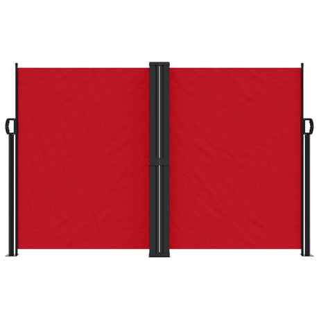 Vidaxx pare-vent extensible 160x1200 cm rouge