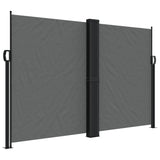 VidaXL Windshield Extendable 160x1200 cm Anthracite -colored