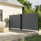 Vidaxl forrude Udvides 160x1200 cm Anthracite -farvet