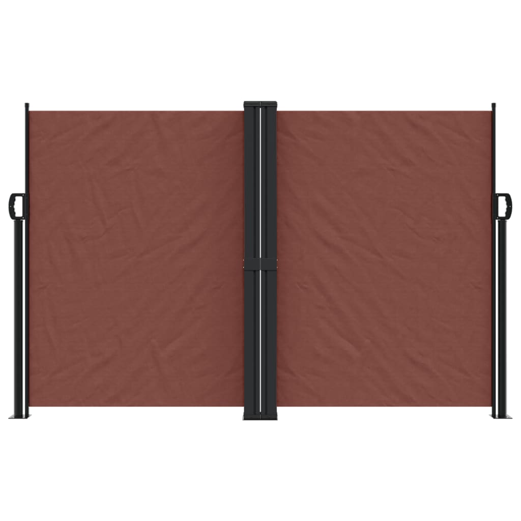 Vidaxx pare-vent extensible 160x1200 cm marron