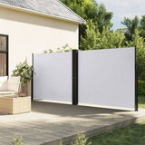 Vidaxx pare-vent extensible 160x1200 cm blanc