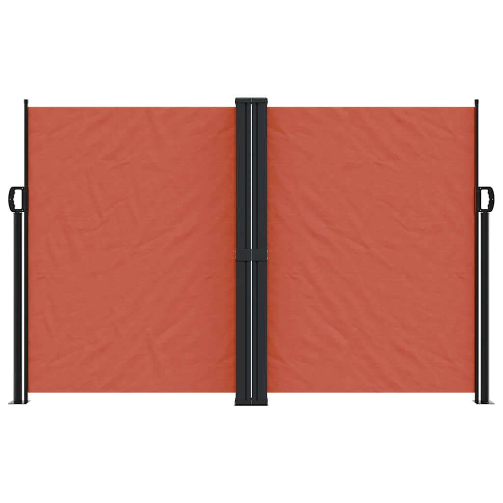 Vidaxx pare-vent extensible 160x1200 cm couleur terre cuite