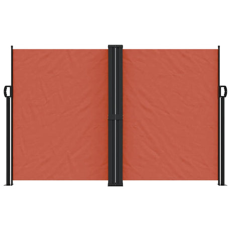 Vidaxx pare-vent extensible 160x1200 cm couleur terre cuite