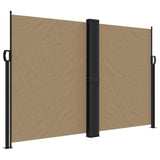 VidaXL Windshield Extendable 160x1200 cm Taupe