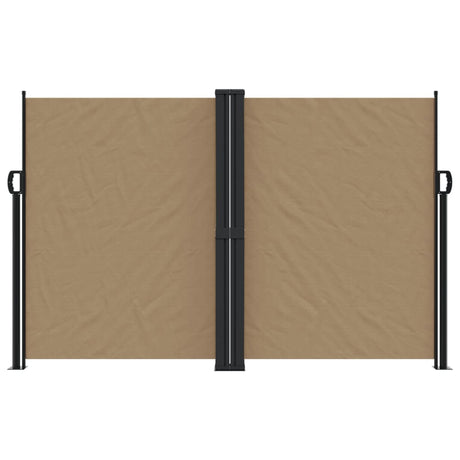 Vidaxx pare-vent extensible 160x1200 cm taupe