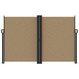 VidaXL Windshield Extendable 160x1200 cm Taupe